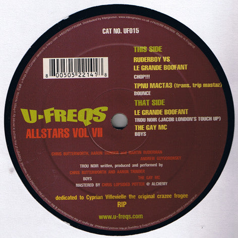 Various – U-Freqs Allstars Vol.