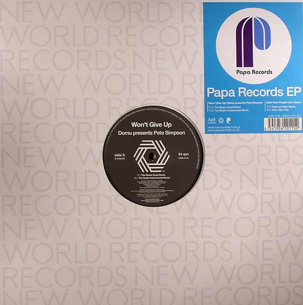 Domu / Reel People – Papa Records Ep