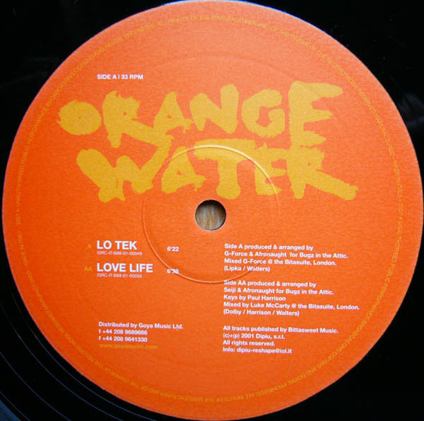 Orange Water – Lo Tek / Love Life