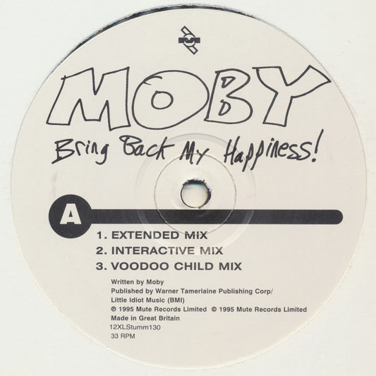 Moby ‎– Bring Back My Happiness!