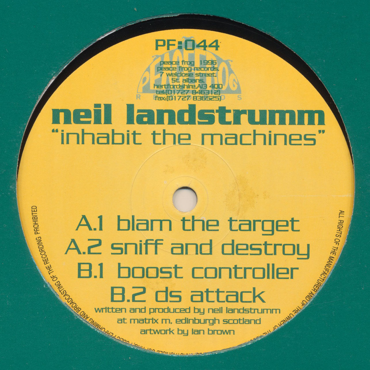 Neil Landstrumm – Inhabit The Machines