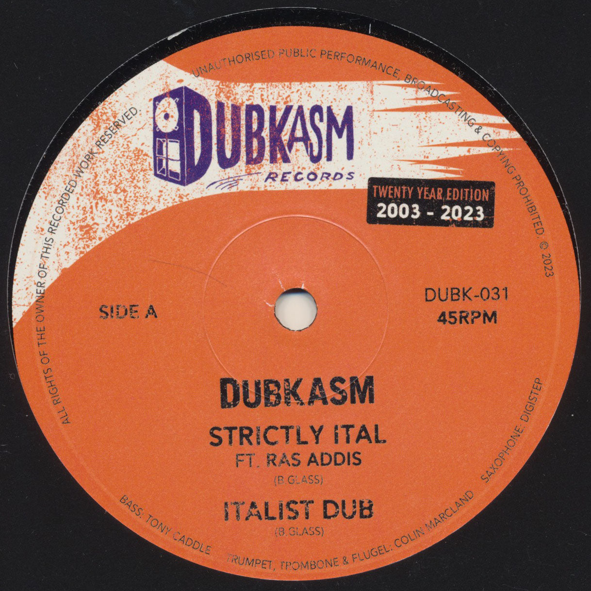 Dubkasm – Strictly Ital / Hornsman Trod