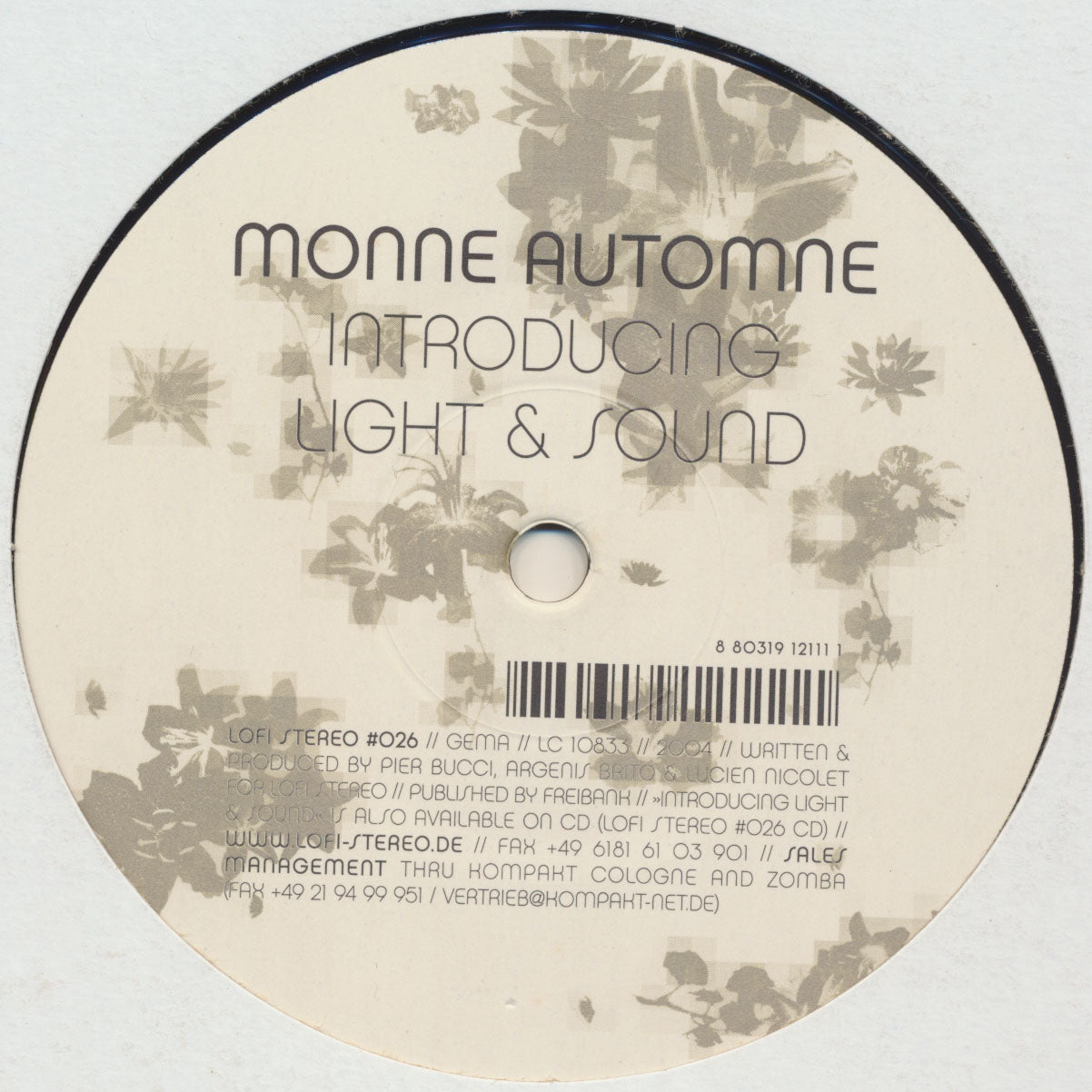Monne Automne – Introducing Light & Sound