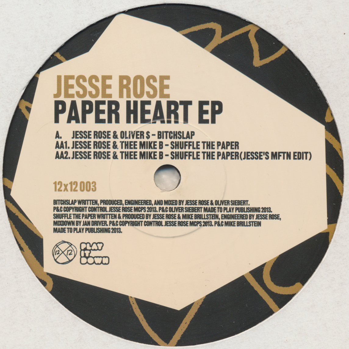 Jesse Rose – Paper Heart EP