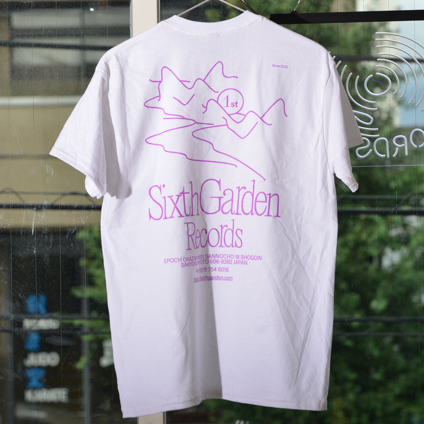 Sixth Garden Records 1st Anniversary T-shirt (off white)