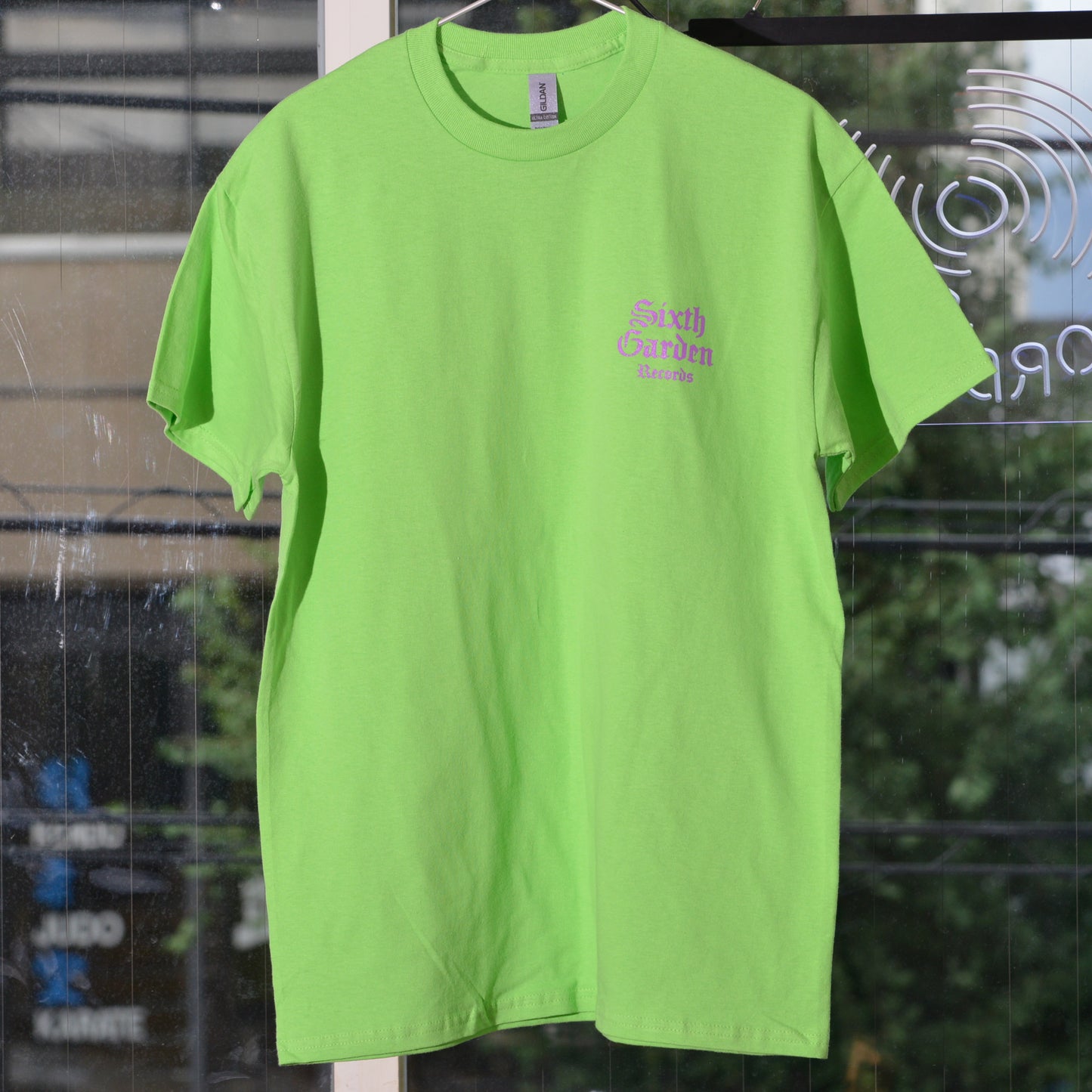 Sixth Garden Records 1st Anniversary T-shirt (light green)