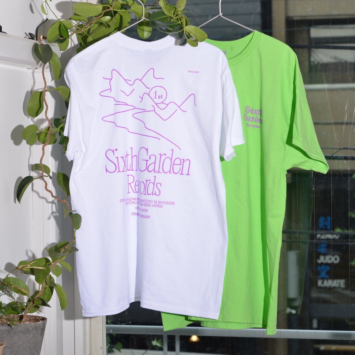 Sixth Garden Records 1st Anniversary T-shirt (off white)