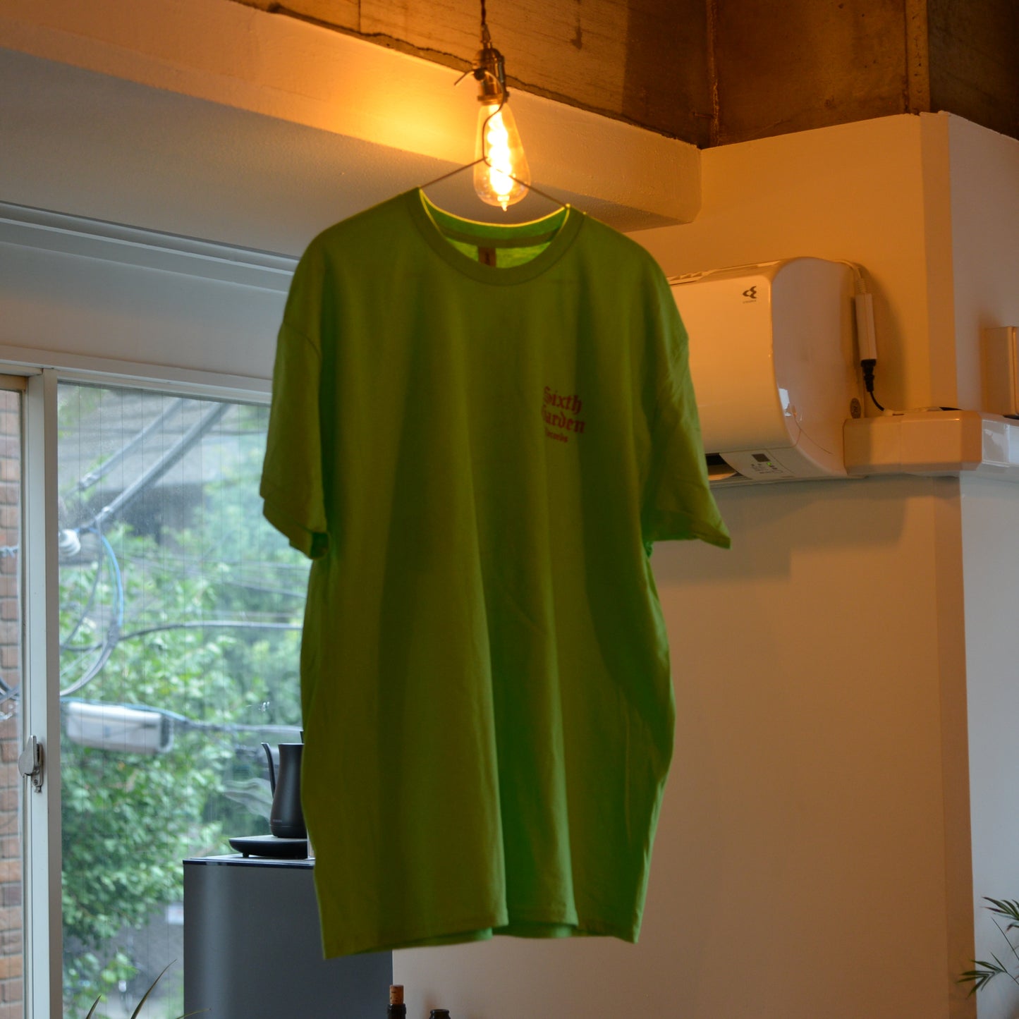 Sixth Garden Records 1st Anniversary T-shirt (light green)