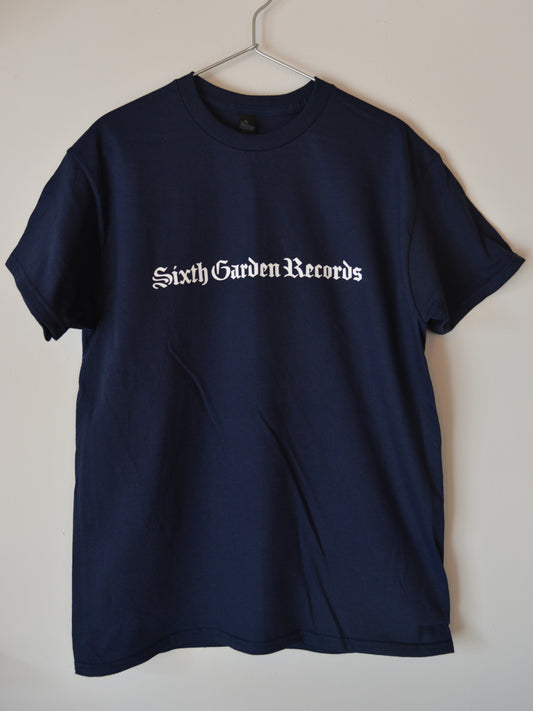 Sixth Garden Records Logo T-shirts (Dark Navy)