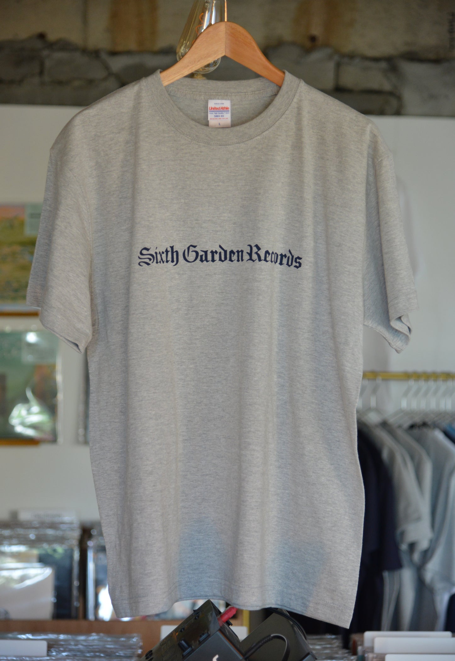 Sixth Garden Records Logo T-shirts (Gray)