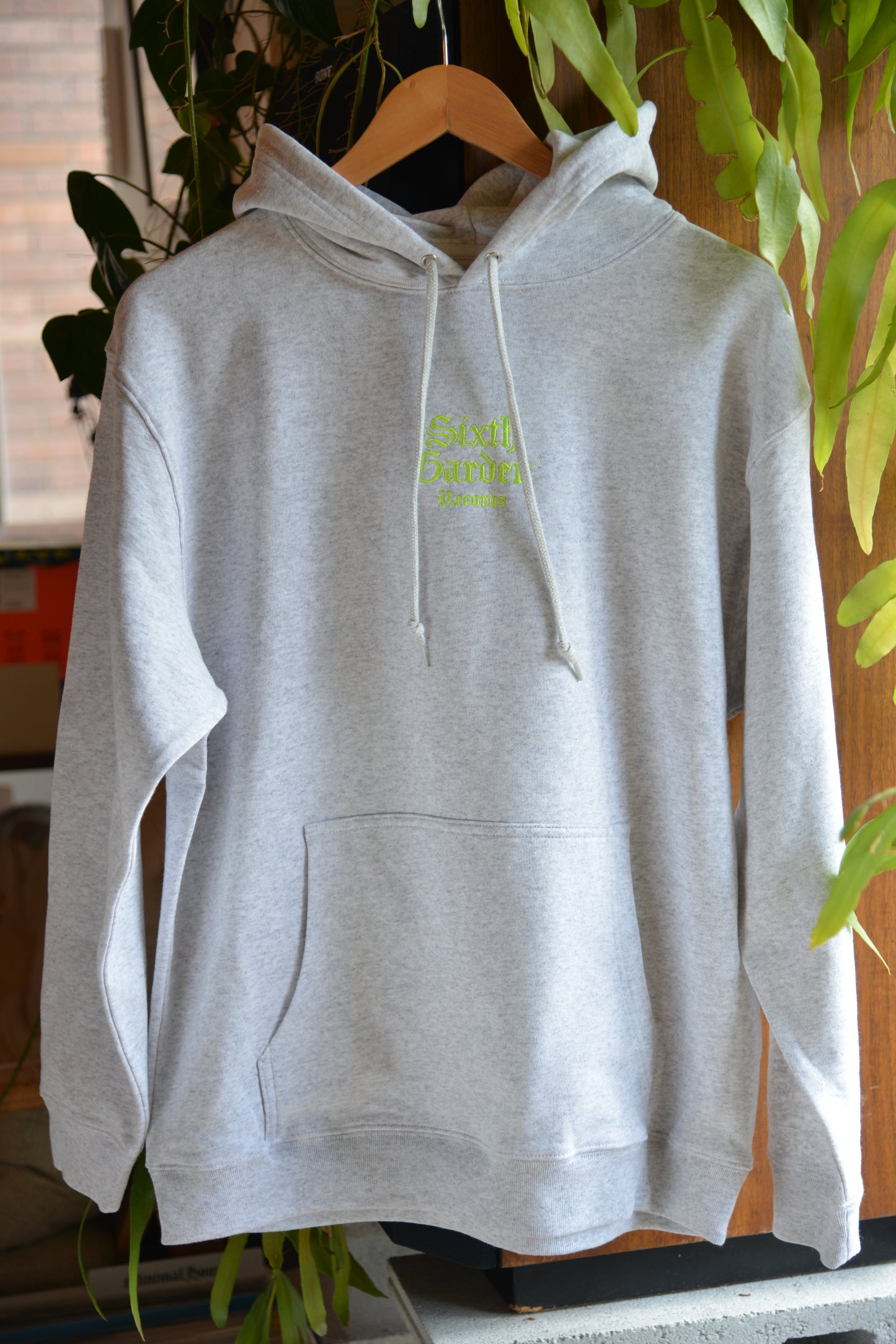 Sixth Garden Records Logo Hoodie (Ash)