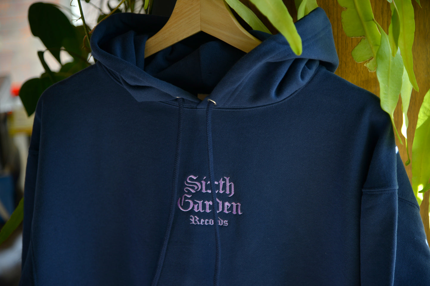 Sixth Garden Records Logo Hoodie (Indigo)
