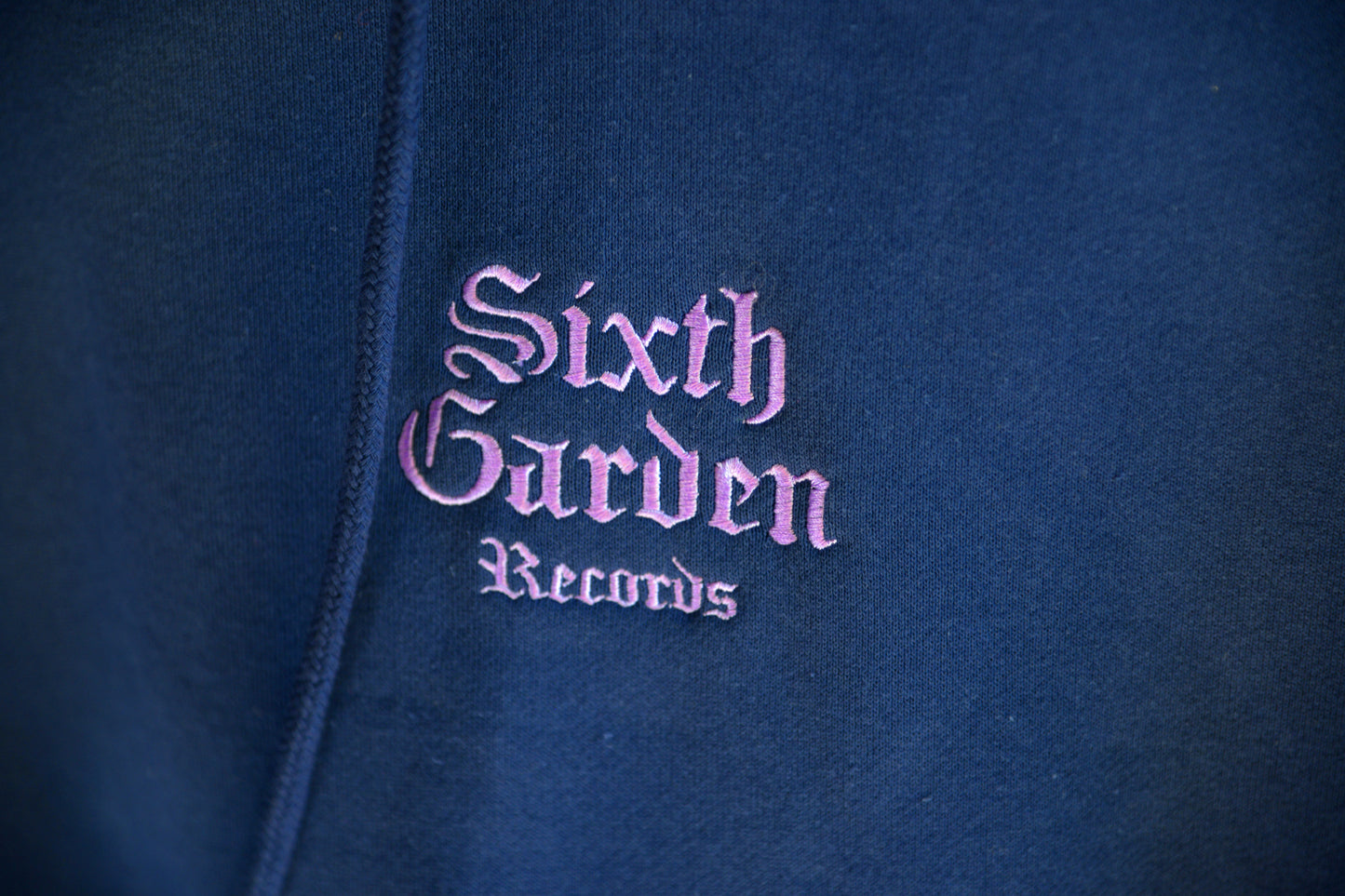 Sixth Garden Records Logo Hoodie (Indigo)