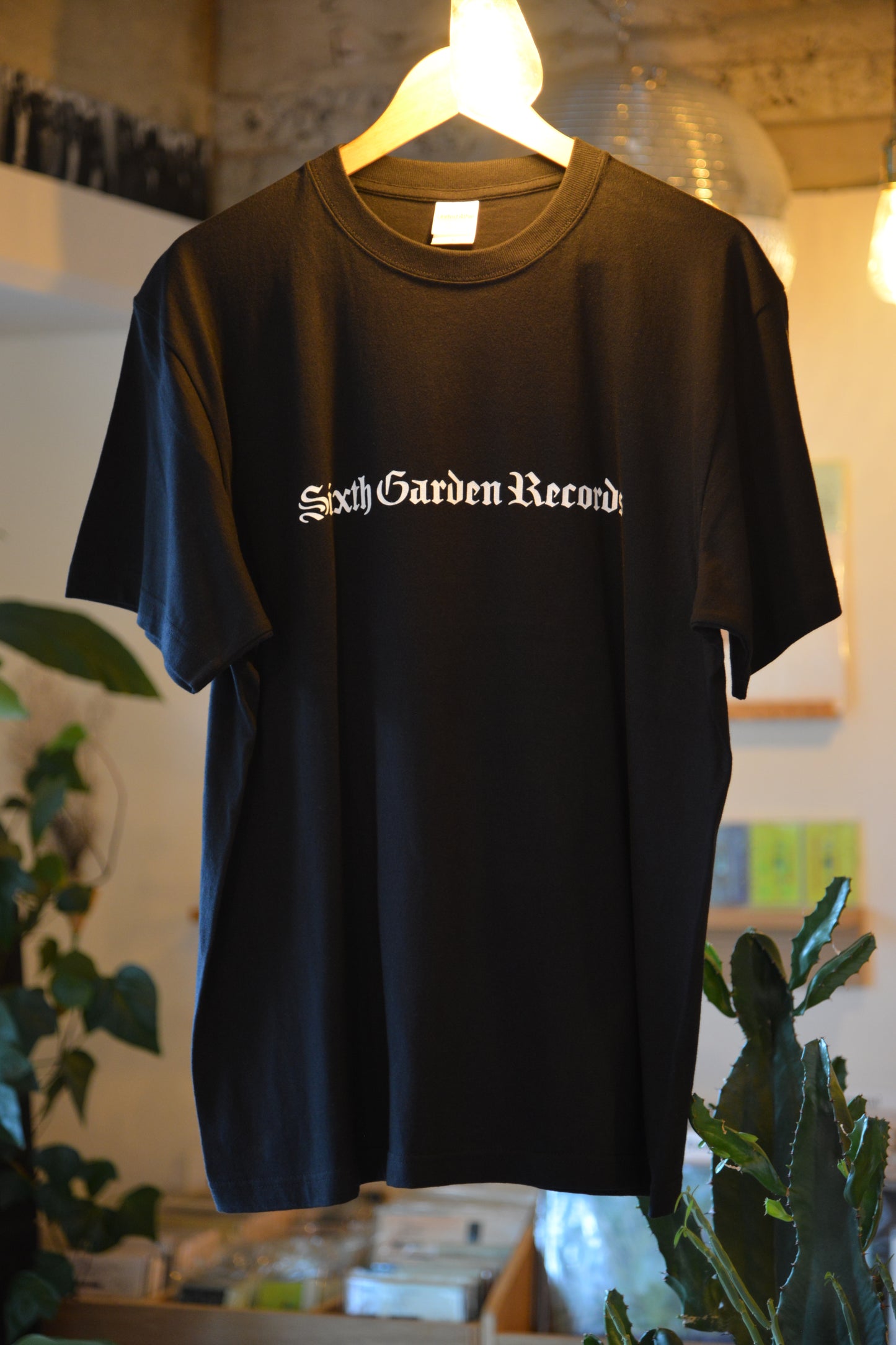Sixth Garden Records Logo T-shirts (Black)