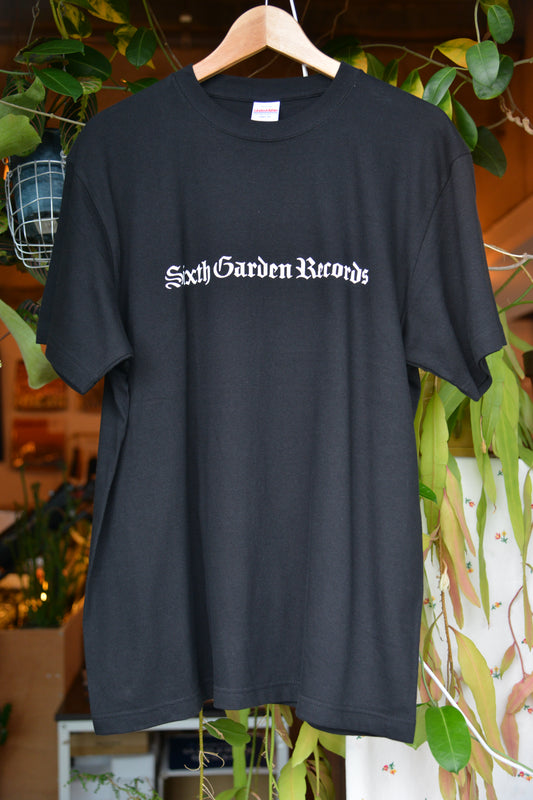 Sixth Garden Records Logo T-shirts (Black)