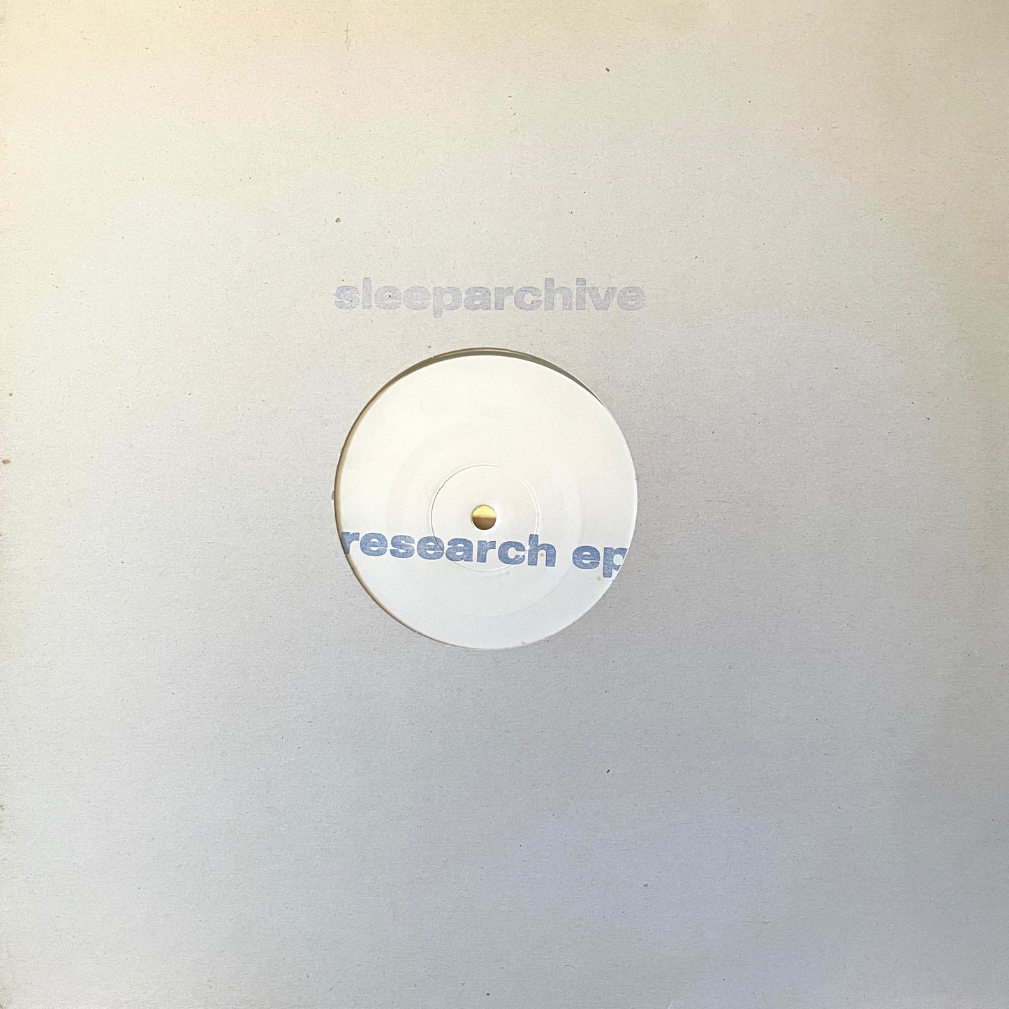 Sleeparchive – Research EP