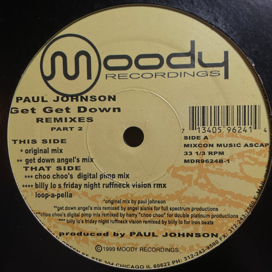 Paul Johnson – Get Get Down (Remixes Part 2)