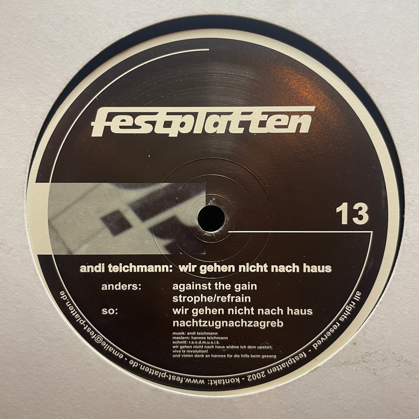 Andi Teichmann – Wir Gehen Nicht Nach Haus