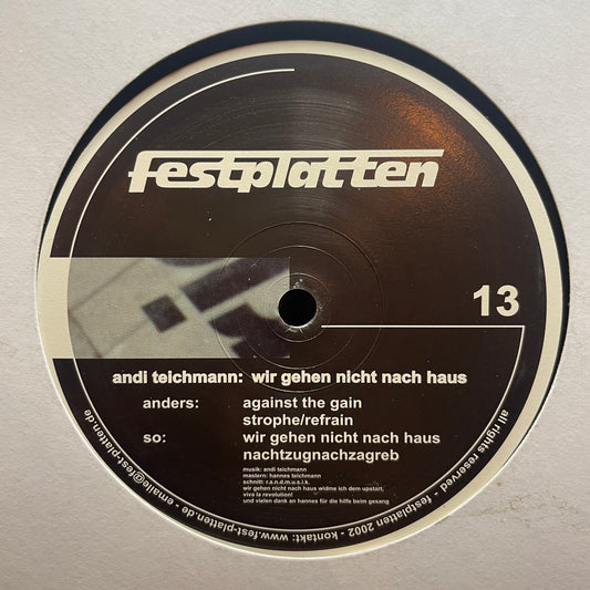 Andi Teichmann – Wir Gehen Nicht Nach Haus