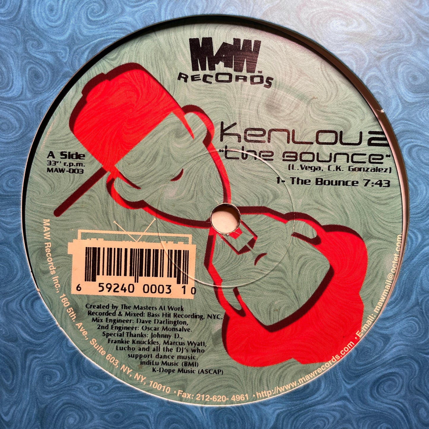 Kenlou 2 ‎– The Bounce / Gimme Groove