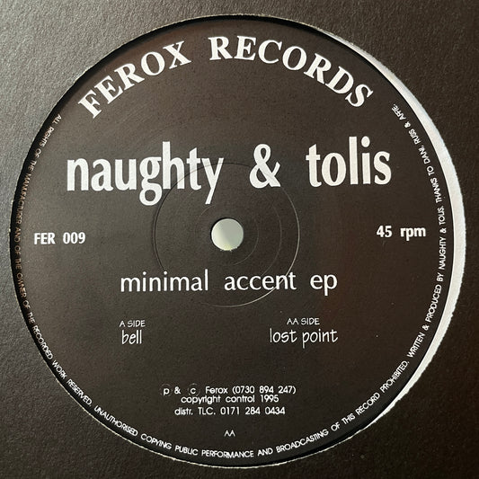 Naughty & Tolis ‎– Minimal Accent EP