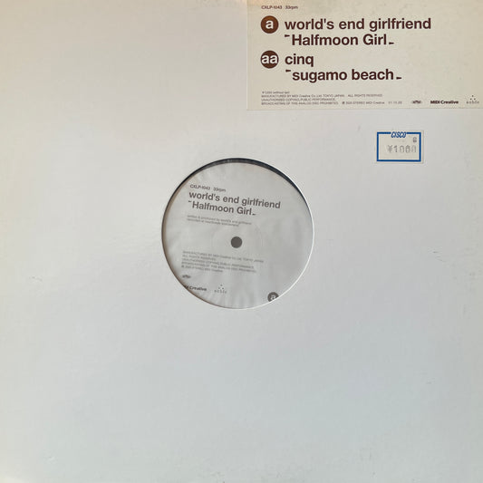 World's End Girlfriend / Cinq ‎– Halfmoon Girl / Sugamo Beach