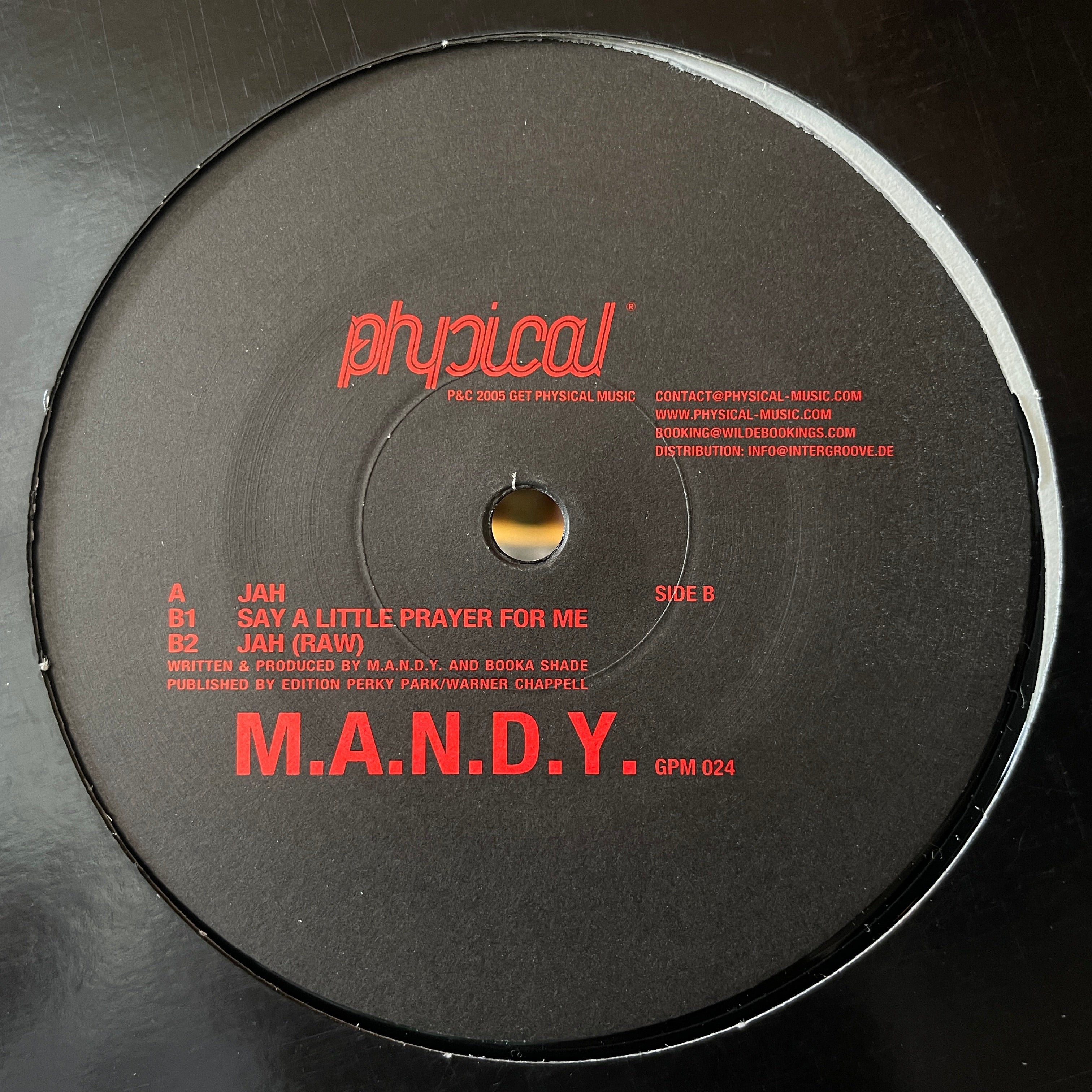 M.A.N.D.Y. – Jah – Sixth Garden Records