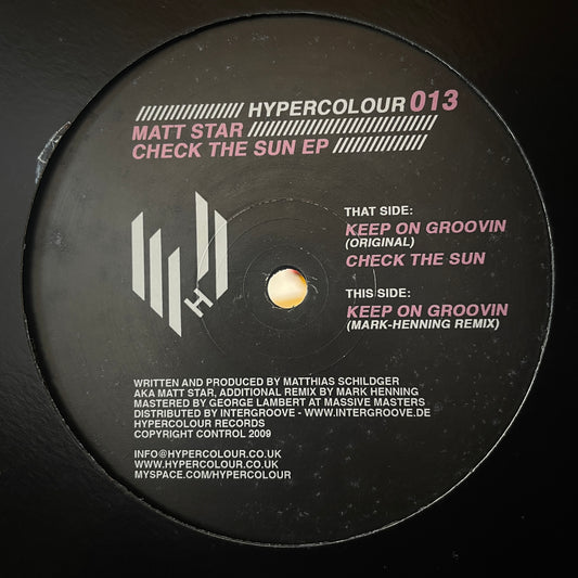 Matt Star – Check The Sun EP