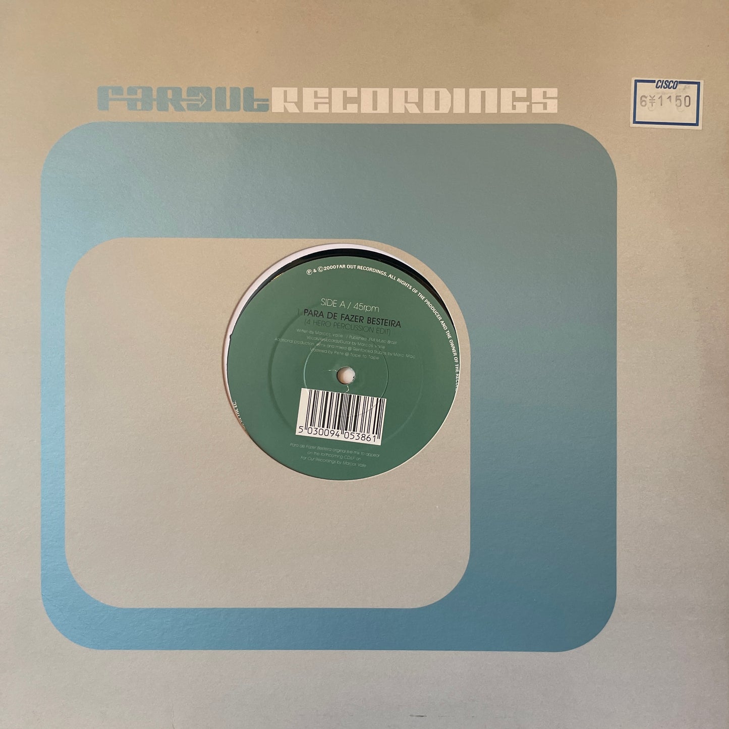 Marcos Valle ‎– Para De Fazer Besteira (4 Hero Remixes)