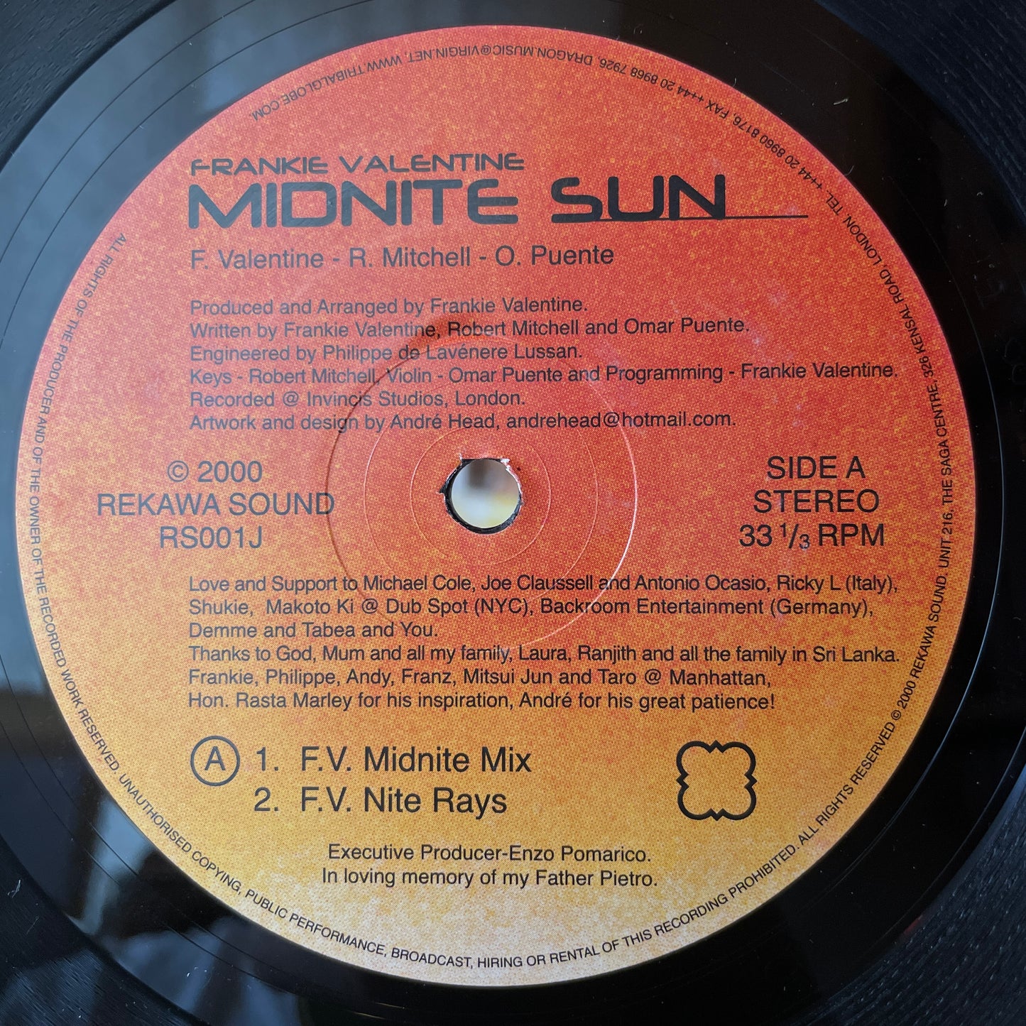 Frankie Valentine – Midnite Sun