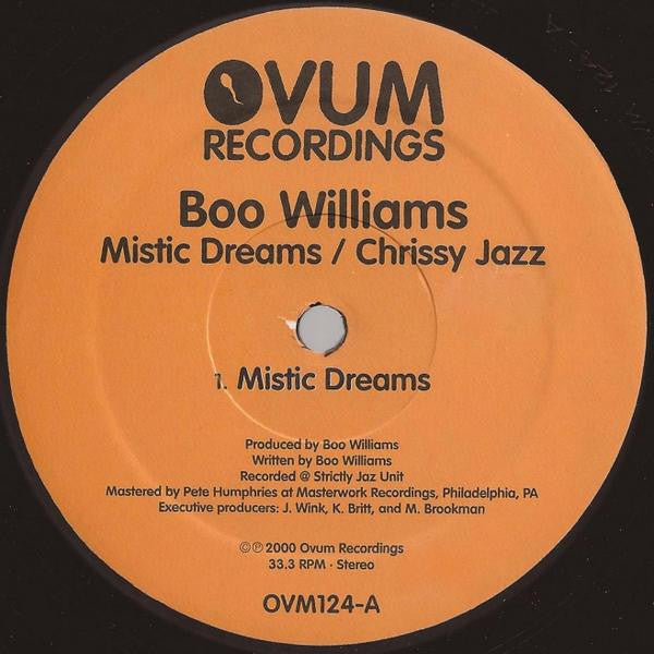 Boo Williams ‎– Mistic Dreams / Chrissy Jazz