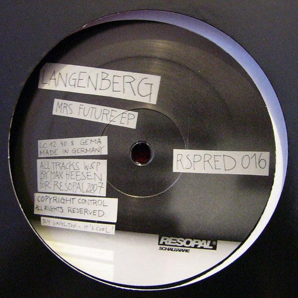 Langenberg – Mrs. Future EP