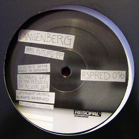 Langenberg – Mrs. Future EP