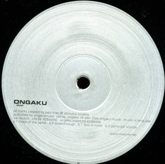 Paul Mac – More Of The Same