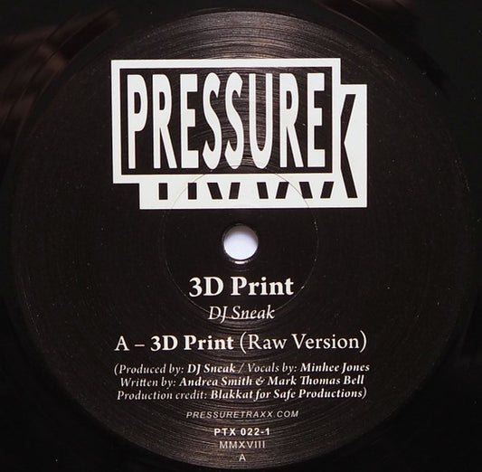DJ Sneak – 3D Print