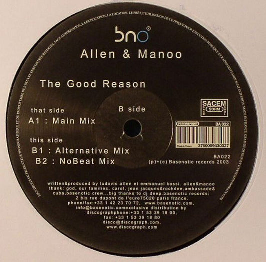 Allen & Manoo – The Good Reason