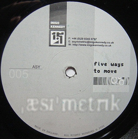 Inigo Kennedy – Five Ways To Move