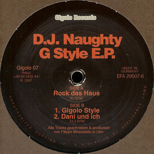 D.J. Naughty – G Style E.P.
