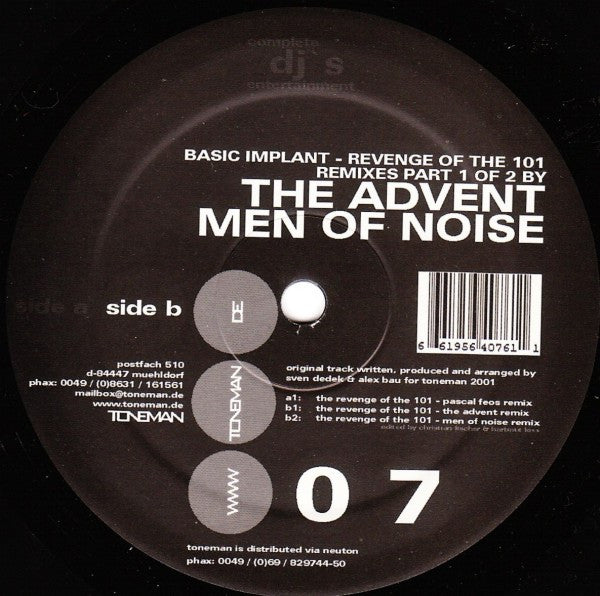 Basic Implant – Revenge Of The 101 Remixes Part 1 Of 2