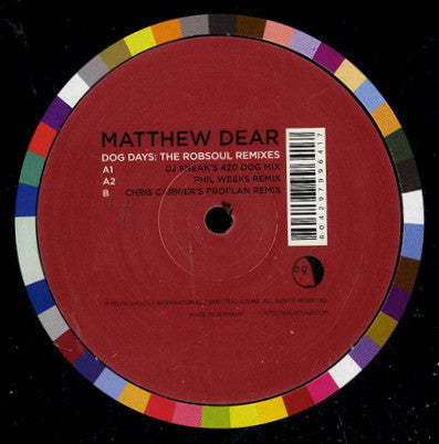 Matthew Dear – Dog Days: The Robsoul Remixes