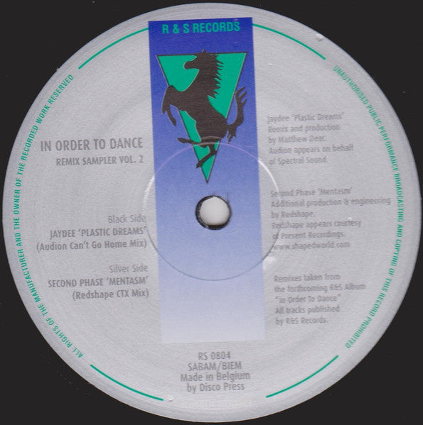 Jaydee / Second Phase – In Order To Dance (Remix Sampler Vol. 2)