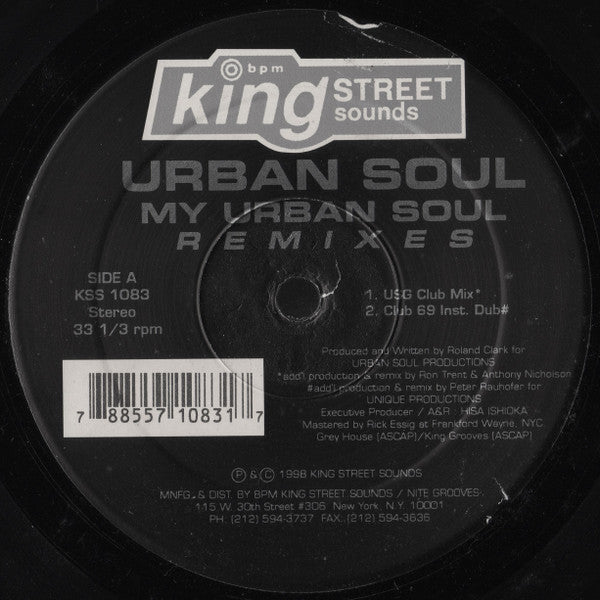 Urban Soul – My Urban Soul (Remixes)