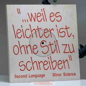 Minor Science ‎– Second Language