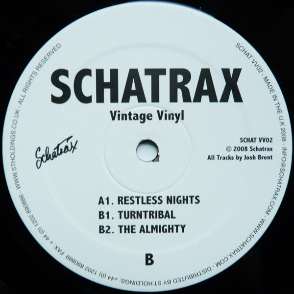 Schatrax ‎– Vintage Vinyl