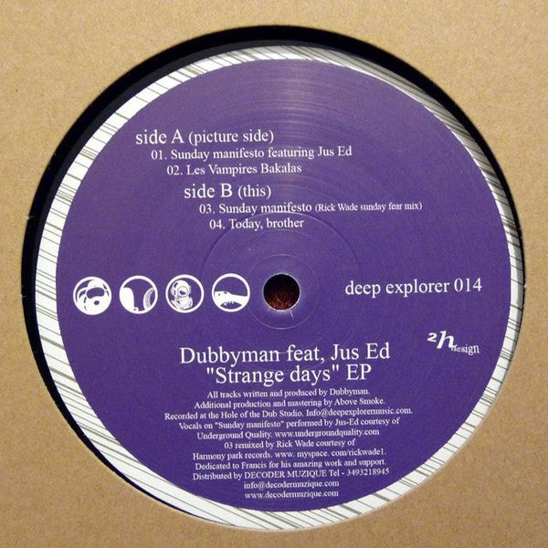 Dubbyman feat. Jus Ed – Strange Days EP