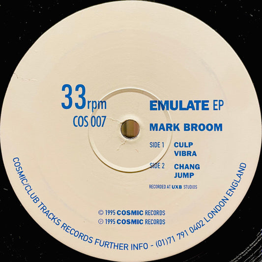 Mark Broom – Emulate EP