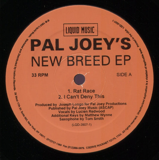 Pal Joey – New Breed EP