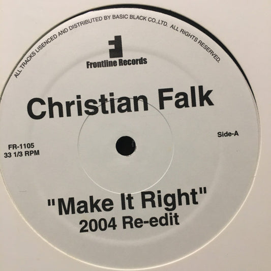 Christian Falk / True Solace – Make It Right / Thank You