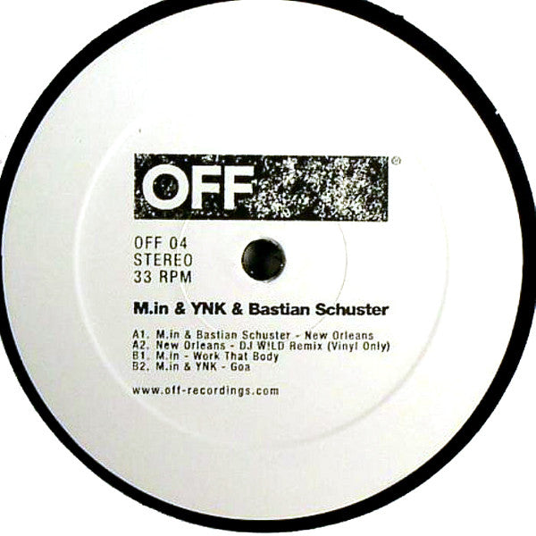 M.in & YNK & Bastian Schuster – New Orleans EP