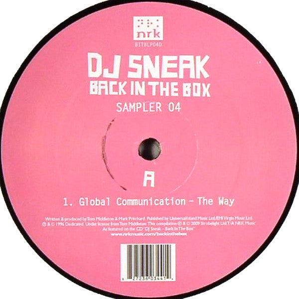 DJ Sneak – Back In The Box (Sampler 04)